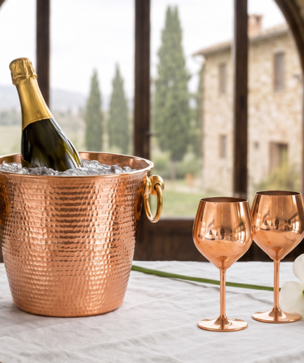 Maison Marsi Bordeaux Bakır Şarap Kadehi